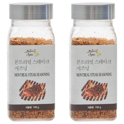 내츄럴스파이스 몬트리얼 스테이크 시즈닝, 150g, 2개
