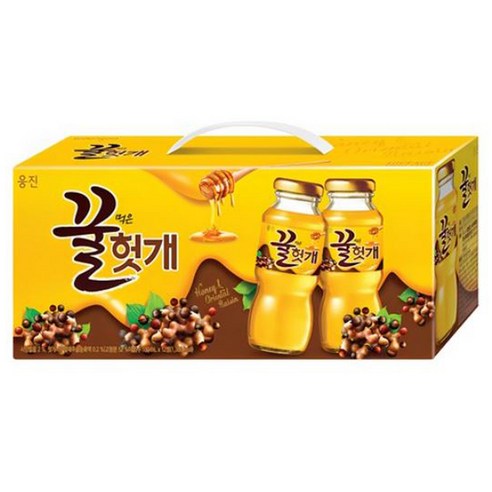 웅진 꿀먹은 헛개 음료, 180ml, 12개