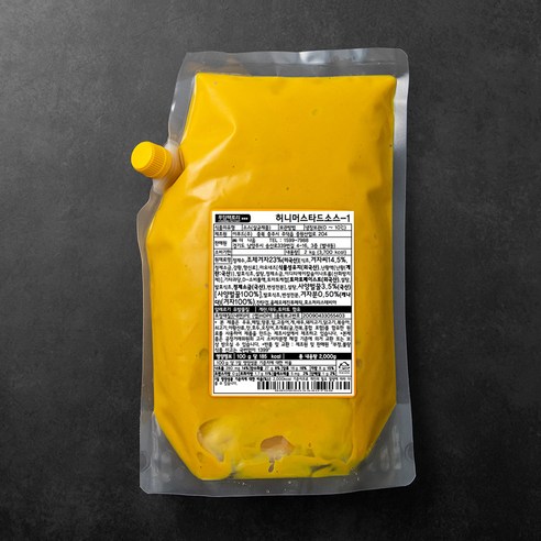 푸딩팩토리 허니 머스타드 소스, 2kg, 1개 - 기타소스 | 쿠팡