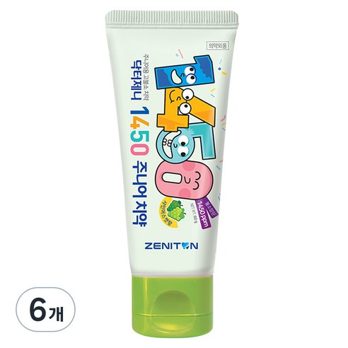 닥터제니 일사오공치약(샤인머스켓향), 60g, 6개