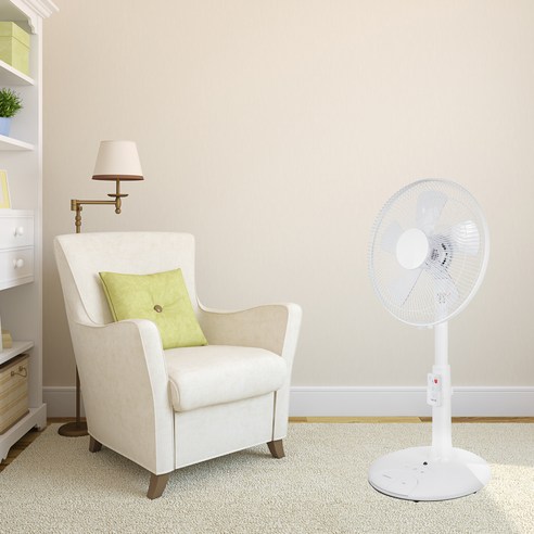 시프이컴의 5엽 리모컨 발터치 스탠드형 선풍기: 견고성과 편의성의 완벽한 조화