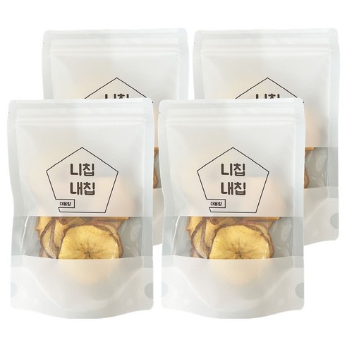 니칩내칩 건조 사과, 40g, 4개