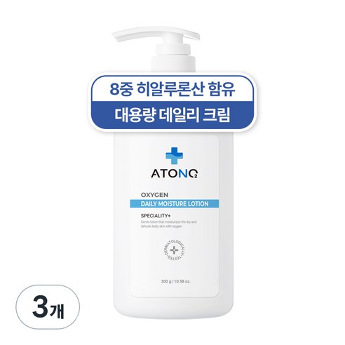 아토앤오투 옥시젠 데일리 모이스처 로션, 300g, 3개
