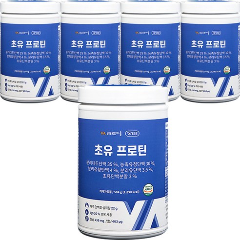 비타민마을 초유 프로틴 파우더, 5개, 504g
