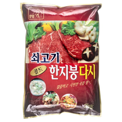 신진식품 한지붕 쇠고기 골드 다시다, 2kg, 1개