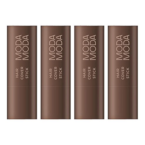 모다모다 프로체인지 헤어 커버 스틱 3.5g, 3호 자연갈색, 4개
