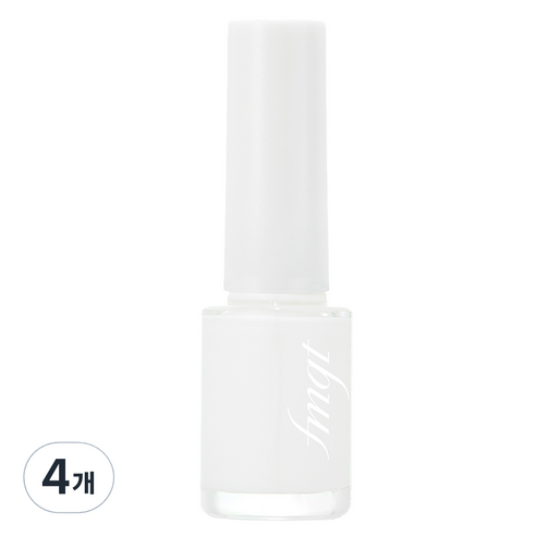 더페이스샵 fmgt 스타일 네일 7ml, 3WH 화이트 클래식, 4개