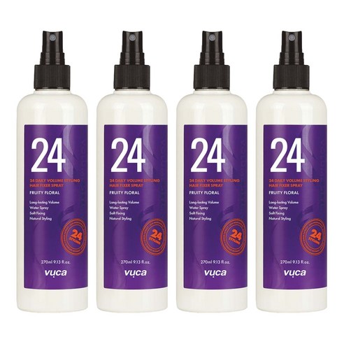 뷰카 24 데일리 볼륨 스타일링 헤어픽서 스프레이, 270ml, 4개