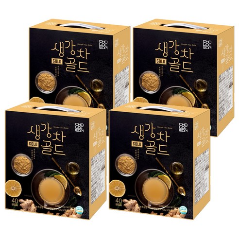 초록원 생강차골드, 4개, 40개입, 15g, 15g