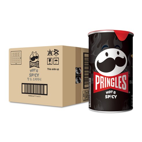 켈로그 프링글스 핫 앤 스파이시, 53g, 1개