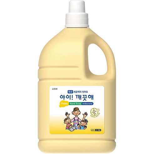 아이깨끗해 대용량 핸드솝 4.5L, 순 온가족용, 1개 아이깨끗해 대용량 핸드솝 4.5L, 순 온가족용, 1개