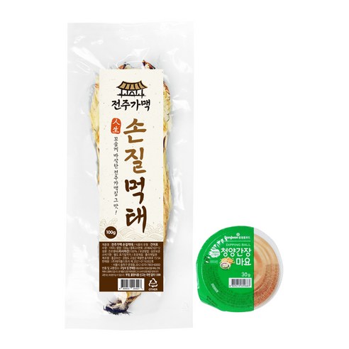 전주가맥 손질 먹태 100g + 청양간장마요 30g 세트, 2세트