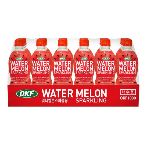 오케이에프 워터멜론스파클링 음료, 500ml, 24개