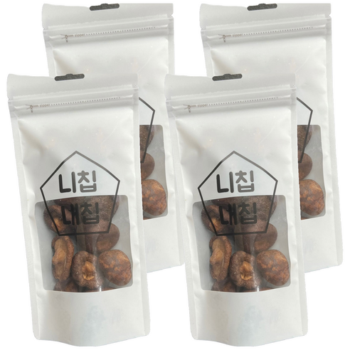 니칩내칩 통 표고버섯칩, 50g, 4개