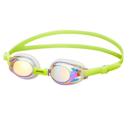 피닉스 아동 전용 미러 수경 PN-505JM, 라임, 1개