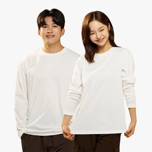 밸롭 남녀공용 무지 좋은 소로나 데일리 기본 Ver 2 긴팔 티 BC3STLU001
