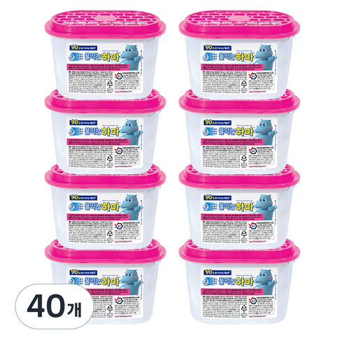 물먹는하마 제습제, 300g, 40개