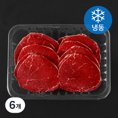 미국산 우홍두깨 슬라이스 (냉동), 6개, 500g