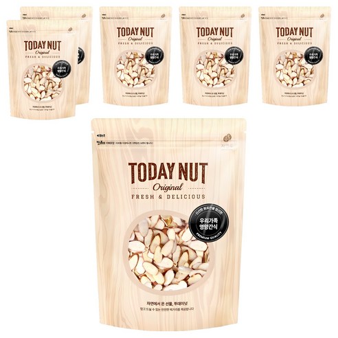 투데이넛 아몬드슬라이스, 300g, 6개