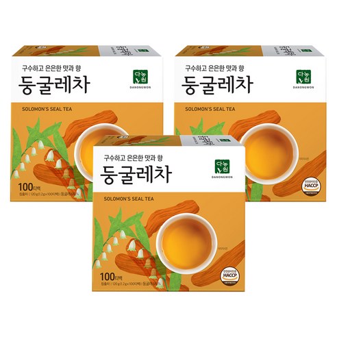 다농원 둥굴레차 100p, 1.2g, 100개입, 3개