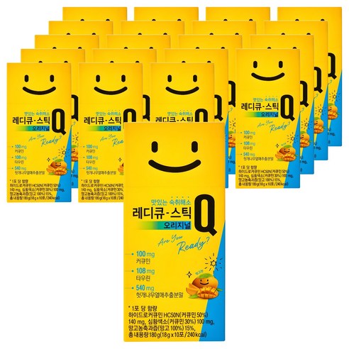 레디큐 스틱 오리지널 맛있는 숙취해소 젤리, 18g, 200개