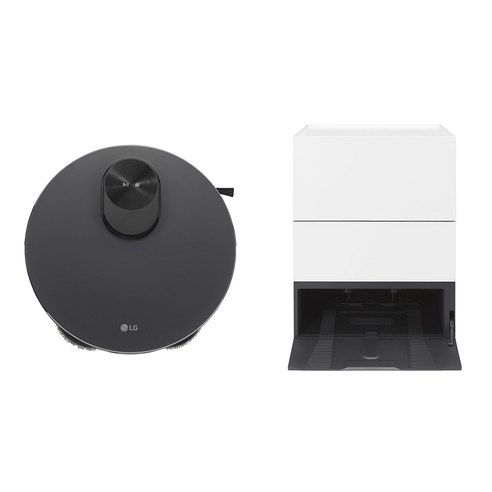 LG HOM-BOT AI 오브제컬렉션 RONi(로니) (오브제스테이션) 흡입+스팀 물걸레