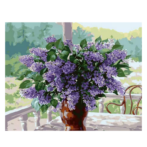 모모픽스페인팅 DIY명화그리기 40 x 50 cm, I12 라일락 꽃향기, 1개