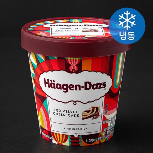 하겐다즈 레드벨벳 치즈케이크 아이스크림 (냉동), 403ml, 1개입, 1개