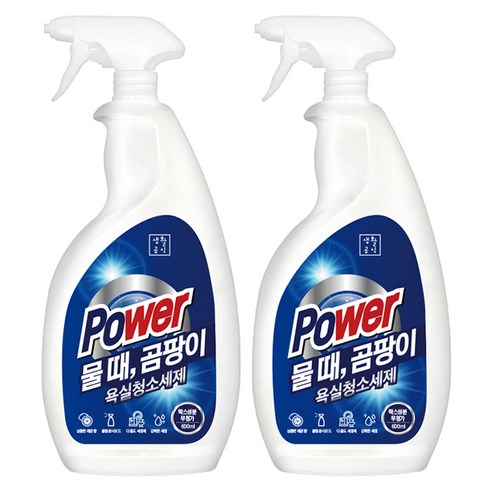 생활공식 파워 욕실청소세제, 2개, 600ml