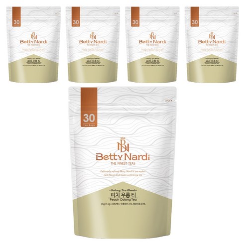 베티나르디 피치 우롱 티 티백, 1.5g, 30개입, 5개