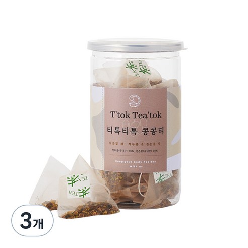 모닝풀 티톡티톡 콩콩티, 1.5g, 40개입, 3개