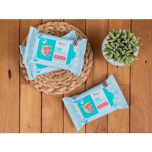 깨끗함과 안심을 휴대하는 탐사 더클린 에탄올 손소독 티슈