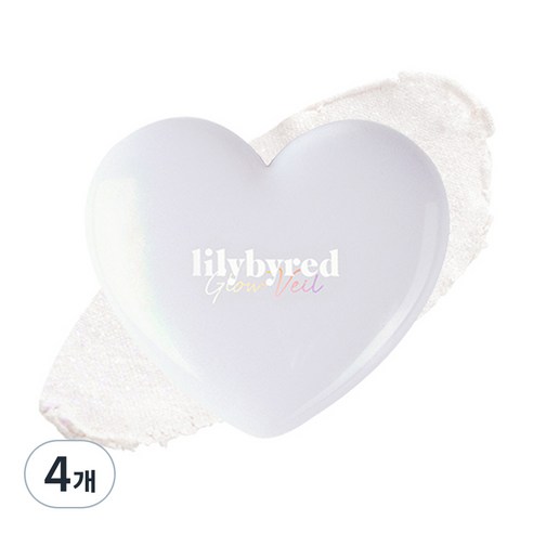 릴리바이레드 러브빔 글로우 베일 하이라이터 3.2g, 01 오묘빔, 4개