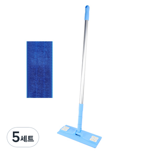 월드크린 초극세사 밀대 세트 25cm, 5세트