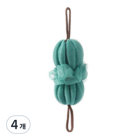 원이네 늘어나는 플라워 슬링 샤워볼, 블루, 1개입, 4개