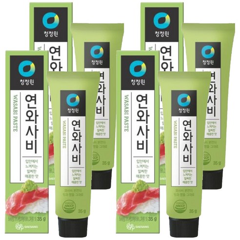 청정원 연와사비, 35g, 4개