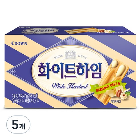 쵸코하임 크라운 화이트 하임, 47g, 5개