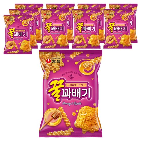 꿀꽈배기, 90g, 10개