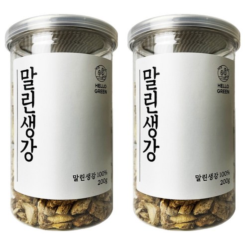 헬로우그린 국내산 말린 생강 200g, 1개입, 2개