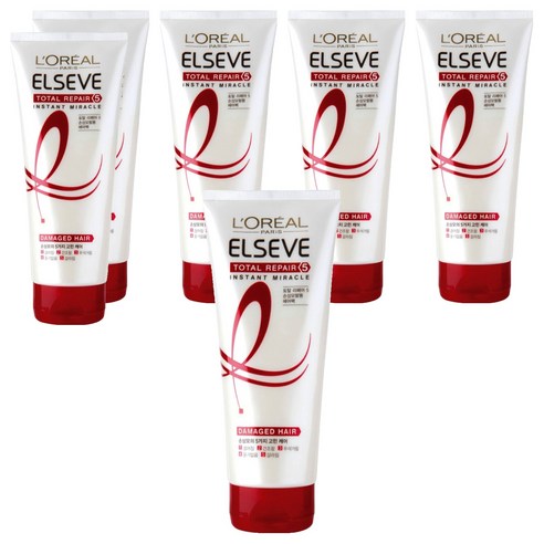 로레알파리 토탈 리페어5 인스턴트 미라클 헤어팩, 170ml, 6개