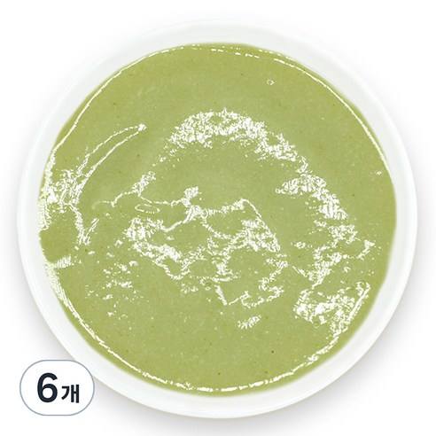 짱죽 실온이유식 초기, 브로콜리미음, 160g, 6개