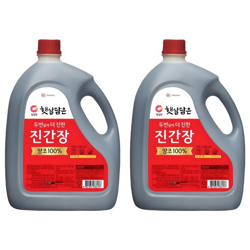 햇살담은 두번 달여 더 진한 진간장, 3.6L, 2개