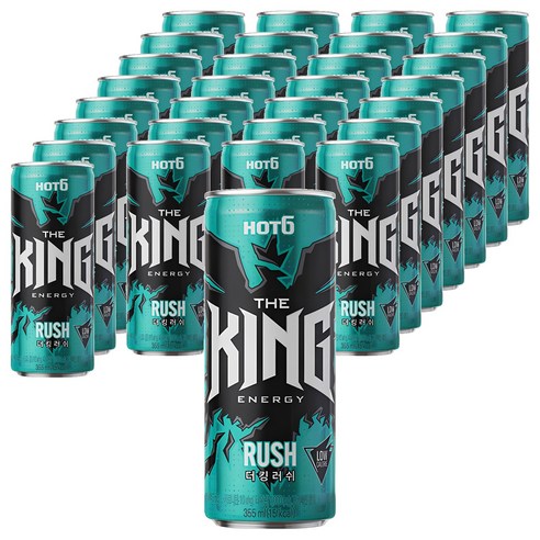 핫식스 더킹 러쉬 탄산음료, 355ml, 48개