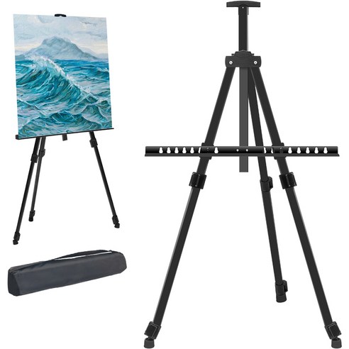 좁은 내 방을 갤러리로! 코멧 접이식 메탈 이젤 거치대 사용 후기 액자이젤