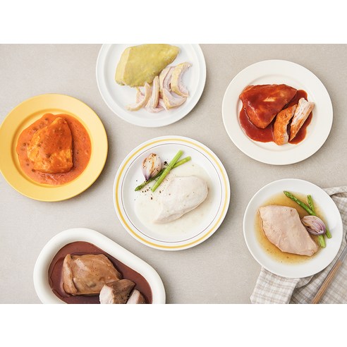 다채로운 맛으로 즐기는 건강한 한 끼, 한끼통살 통살 소스 닭가슴살