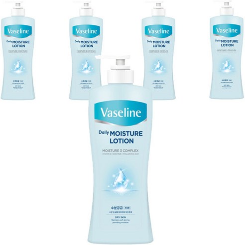 바세린 데일리 모이스처 로션 과일향 건성용, 450ml, 5개