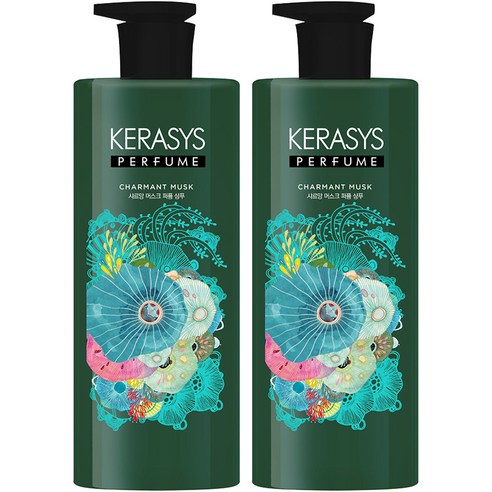케라시스 샤르망 머스크 퍼퓸 샴푸, 600ml, 2개