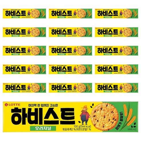 롯데 하비스트 달콤고소 100g, 16개