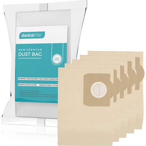 업소용 진공청소기의 효율적인 먼지 포집을 위한 스타더스트필터 카처 호환용 먼지봉투