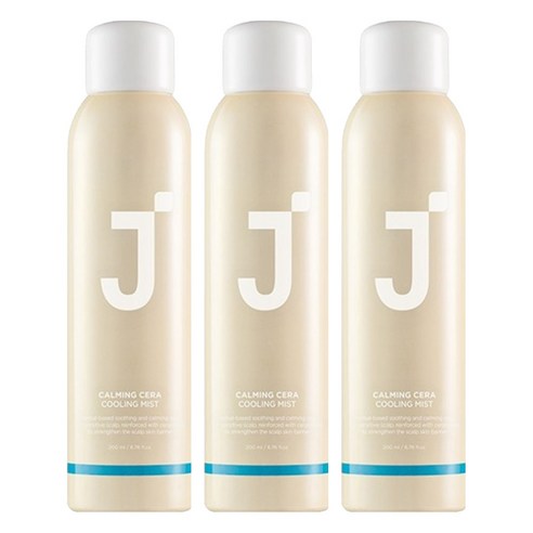제이숲 카밍 세라 두피 쿨링 미스트 헤어 스프레이, 200ml, 3개